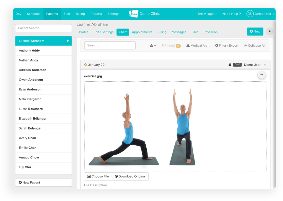 adding photos and videos to patient’s records